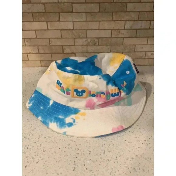 Disney Parks 2022 Walt Disney World Tye Dye Spirit Jersey Sun Bucket  Hat  b6 - Picture 1 of 8